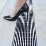 SABdrains heel guard grate, preventing a heeled shoe from catching on the grate. For use around houses (driveway drainage, garden drainage, walkway drainage), pool drainage, as school drains & more.